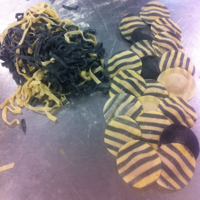Squid ink Oxtail ravioli  – created on the CHEF CHEF app for iOS