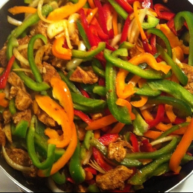 Chicken Fajitas – created on the CHEF CHEF app for iOS