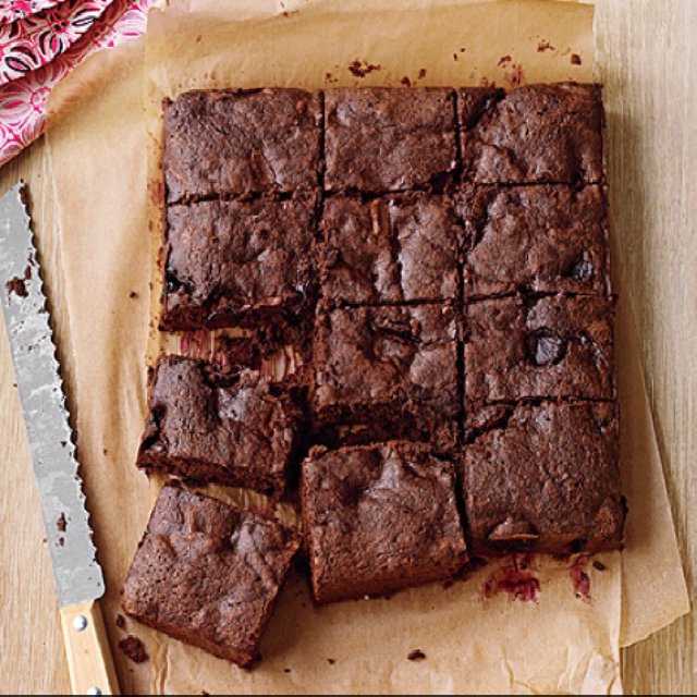 Dark Chocolate-Cherry Brownies – created on the CHEF CHEF app for iOS