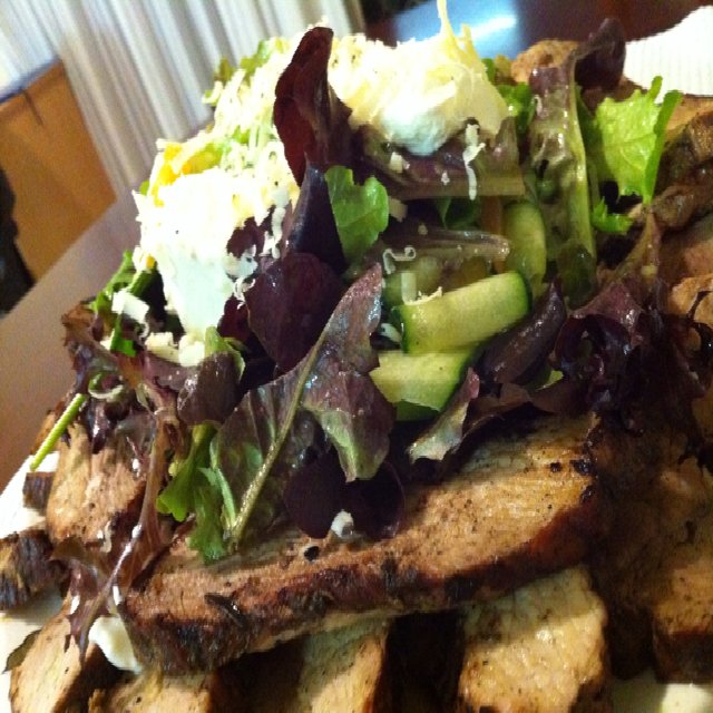 Roast Pork with Fresh Salad