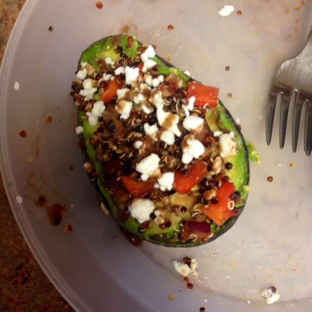 Spicy Quinoa Stuffed Avocado – created on the CHEF CHEF app for iOS