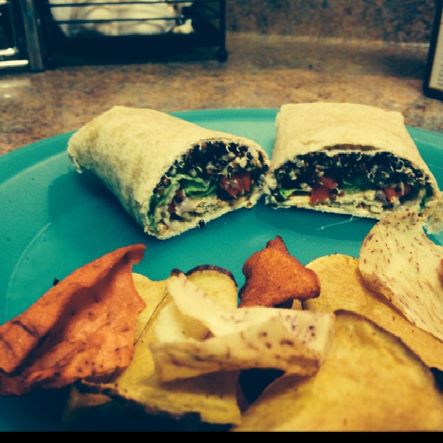 Low Cal Veggie Wrap – created on the CHEF CHEF app for iOS