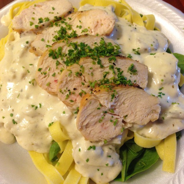 Cream Mushroom Sauce Fettucchi