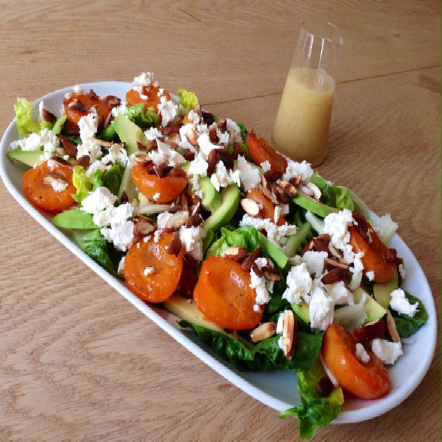 Sommersalat med abrikos – created on the CHEF CHEF app for iOS