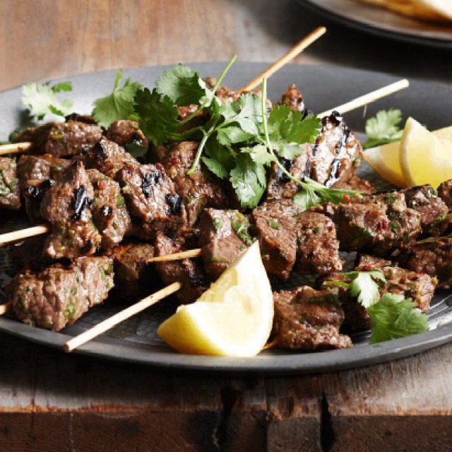 Moroccan Ground Beef Skewers – created on the CHEF CHEF app for iOS