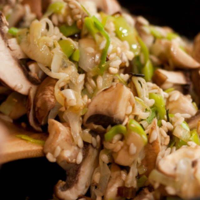 Rissotto con Hongos