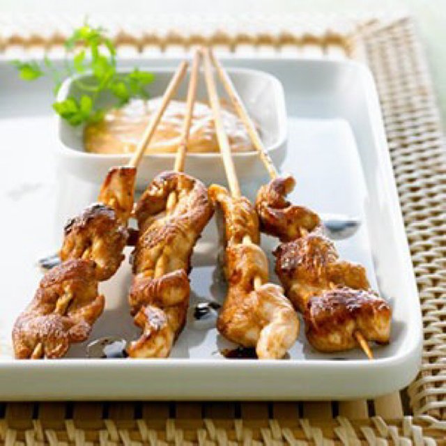 CHICKEN SATAYS:  – created on the CHEF CHEF app for iOS