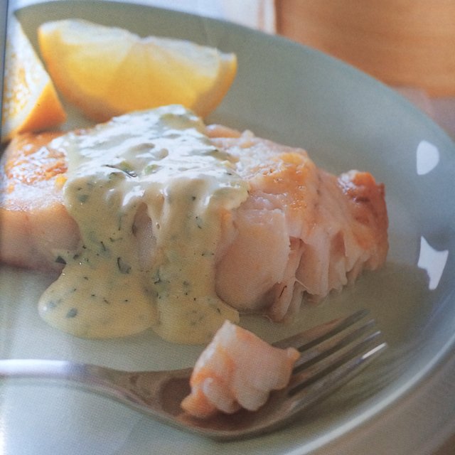 Fish with Wasabi Mayonnaise  – created on the CHEF CHEF app for iOS