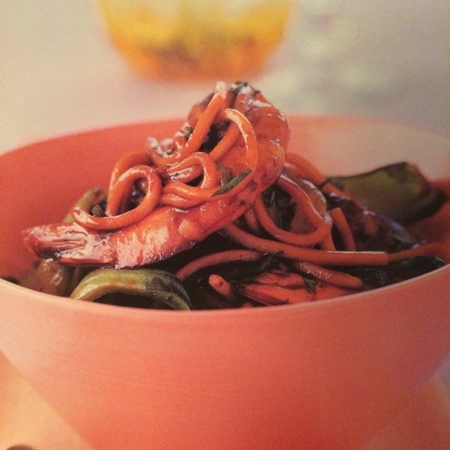 Hokkien Noodles with Prawns – created on the CHEF CHEF app for iOS