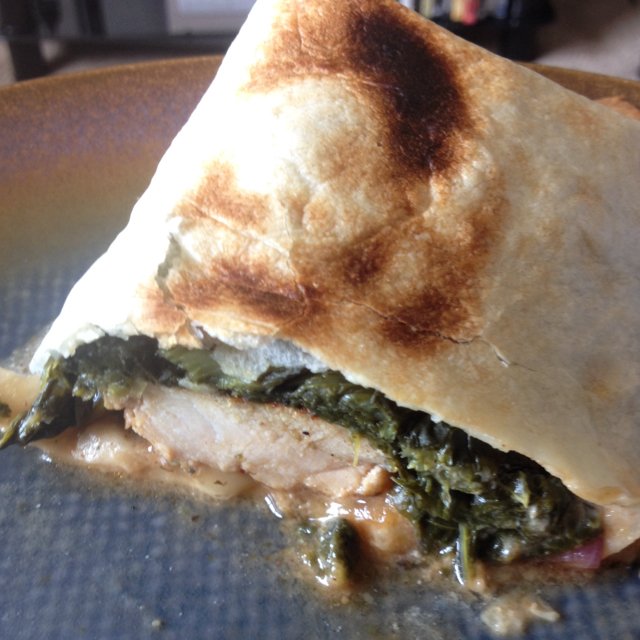Grilled Chicken-Collard Wrap – created on the CHEF CHEF app for iOS