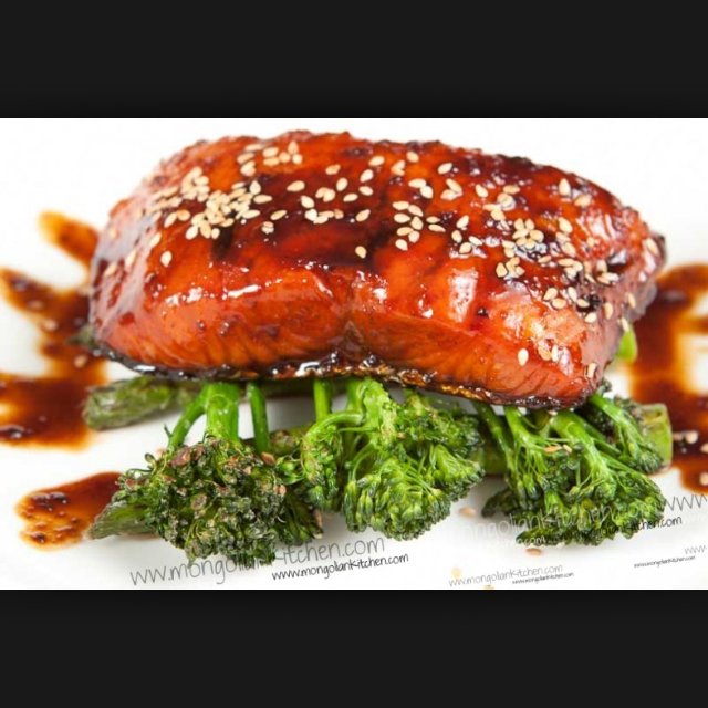 Teriyaki salmon – created on the CHEF CHEF app for iOS