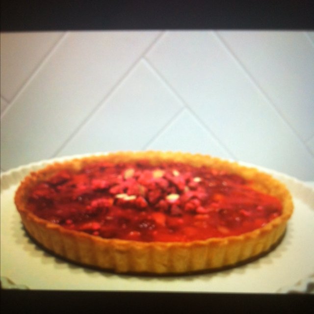 Lyonnaise Praline Tart – created on the CHEF CHEF app for iOS