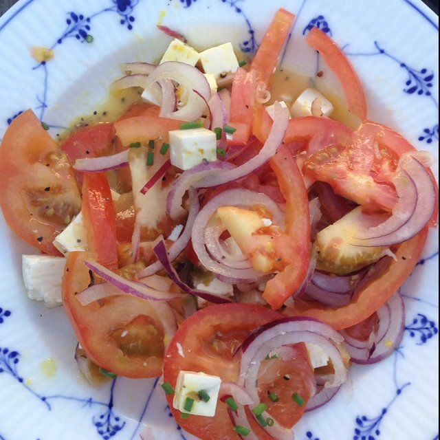 Sommer tomatsalat