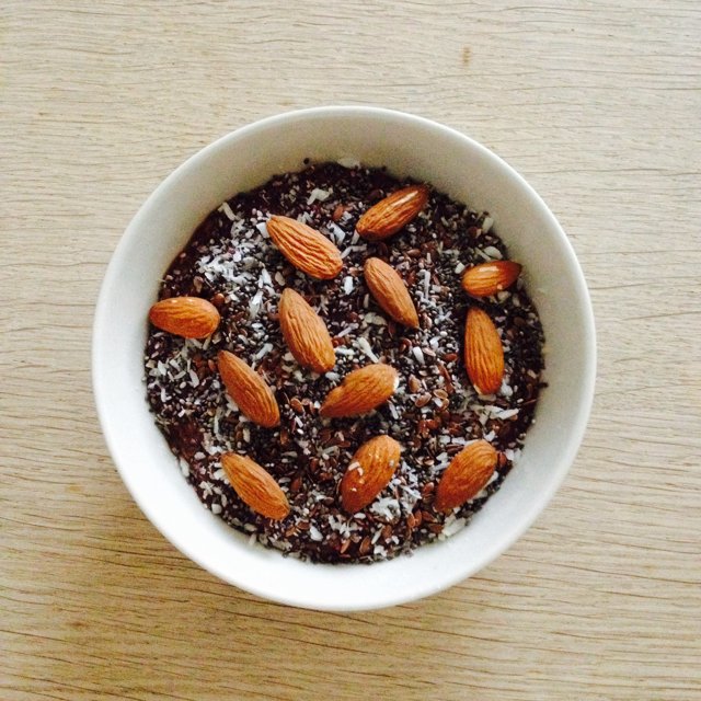 Grød m. protein, kokos & kakao – created on the CHEF CHEF app for iOS