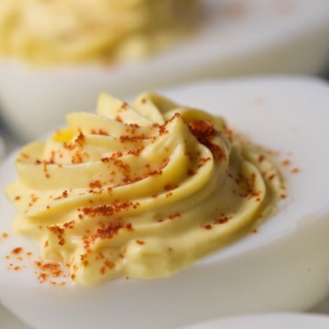Classic deviled eggs – created on the CHEF CHEF app for iOS