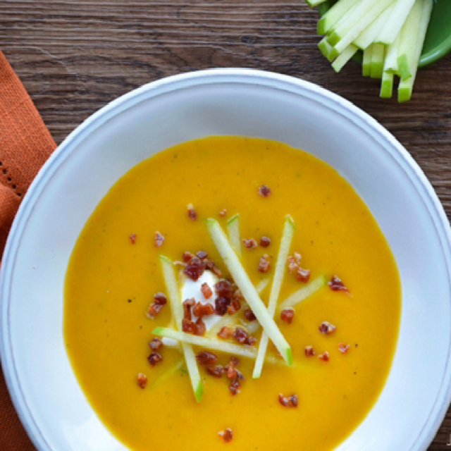Butternut squash & apple soup – created on the CHEF CHEF app for iOS