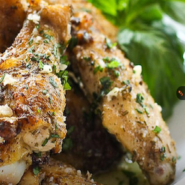Parmesan Garlic Chicken Wings â€“Â created on the CHEF CHEF app for iOS