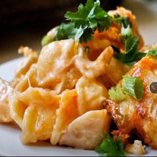 Buffalo Chicken Pasta â€“Â created on the CHEF CHEF app for iOS