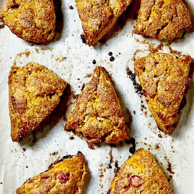 Pumpkin scones – created on the CHEF CHEF app for iOS