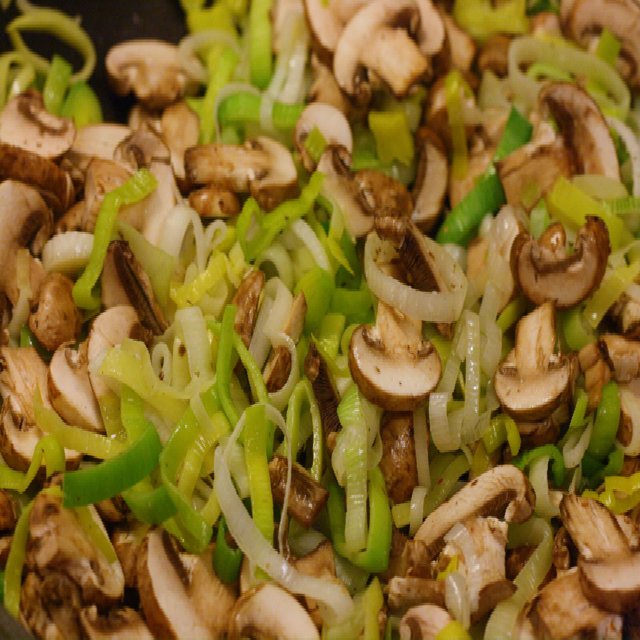 Leeks & Mushroom – created on the CHEF CHEF app for iOS