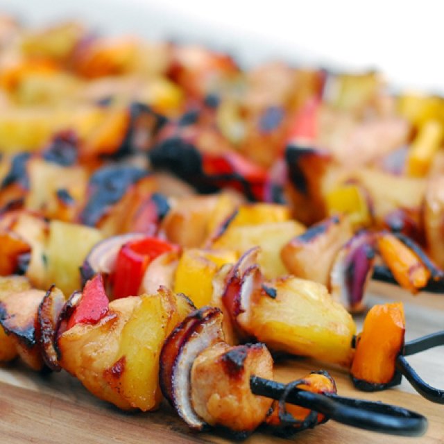 Pineapple Chicken Kebabs – created on the CHEF CHEF app for iOS
