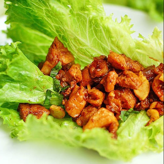 Cashew Chicken Lettuce Wraps – created on the CHEF CHEF app for iOS