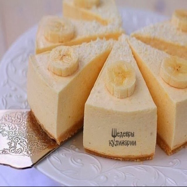 БАНАНОВЫЙ ЧИЗКЕЙК 🍌 – created on the CHEF CHEF app for iOS