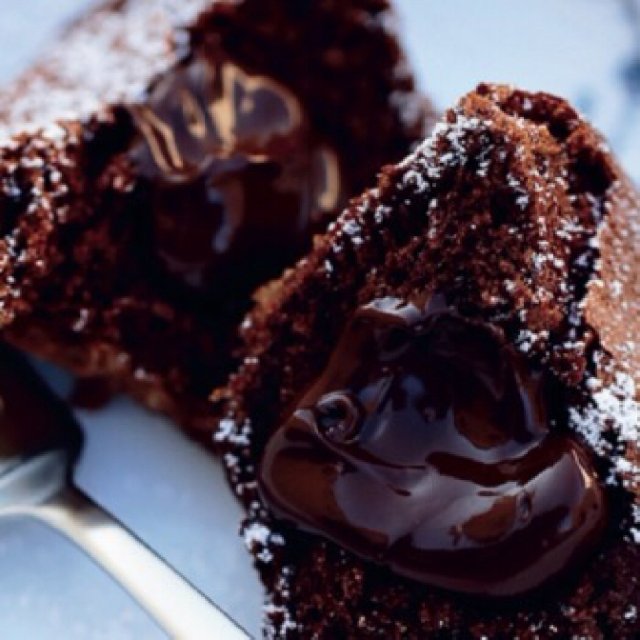 Blødende chokoladekage – created on the CHEF CHEF app for iOS