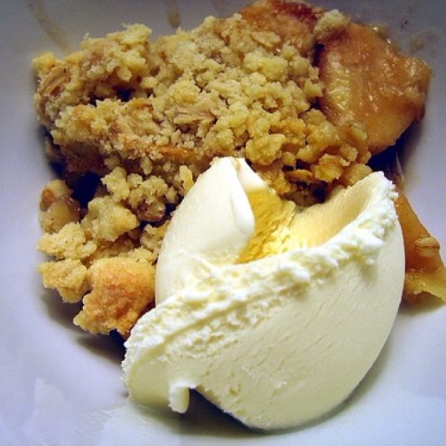 Apple cobbler – created on the CHEF CHEF app for iOS