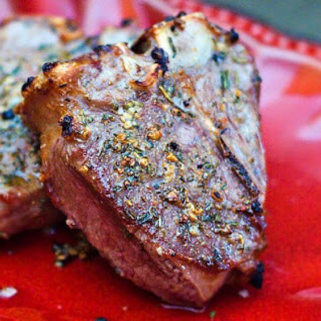 Garlic and Rosemary Loin Chops – created on the CHEF CHEF app for iOS