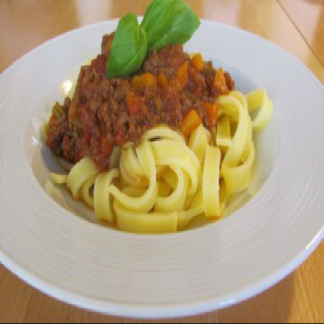 Spaghetti bolognese – created on the CHEF CHEF app for iOS