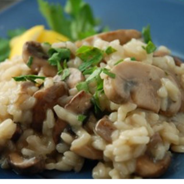 Gourmet mushroom risotto