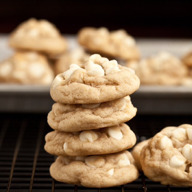 W Chocolate Macadamia Cookies