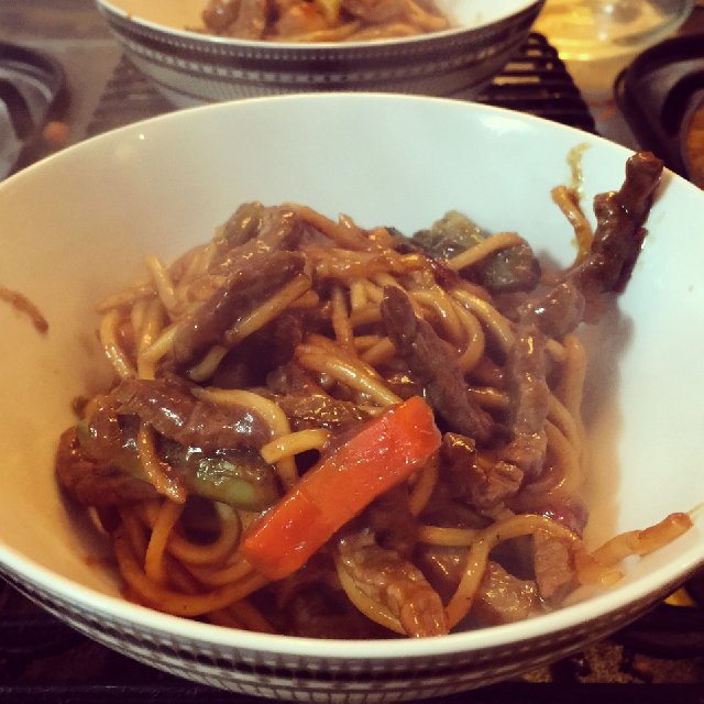 Beef Noodle Stir Fry – created on the CHEF CHEF app for iOS
