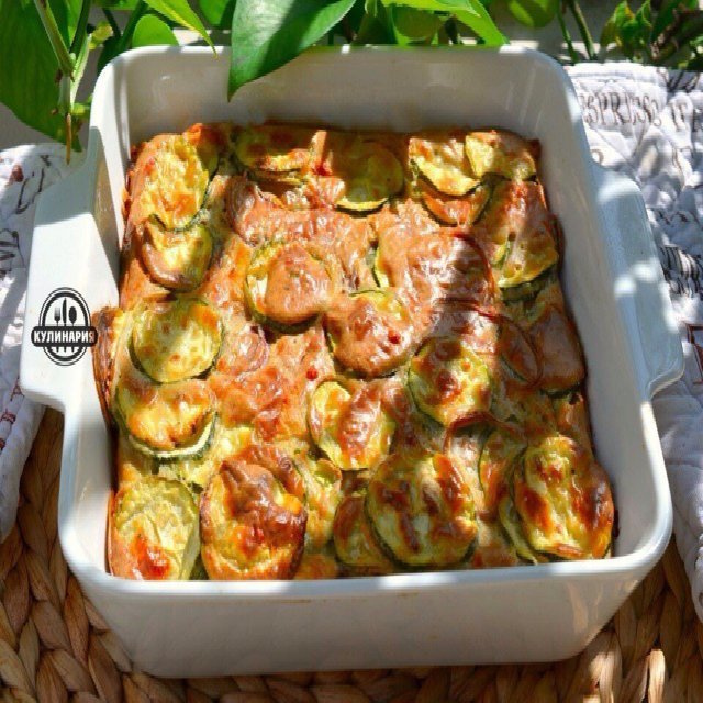 ЗАПЕКАНКА ИЗ ЦУКИНИ – created on the CHEF CHEF app for iOS