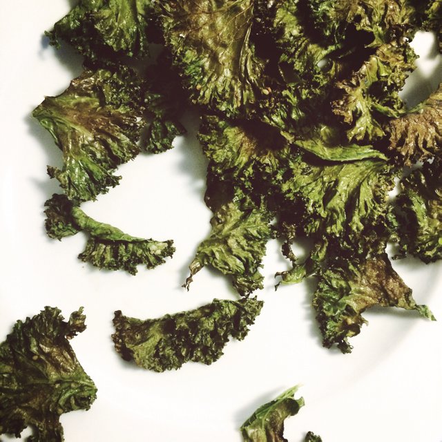 Kale chips / kål chips – created on the CHEF CHEF app for iOS