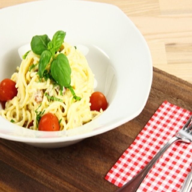Spaghetti Carbonara  – created on the CHEF CHEF app for iOS