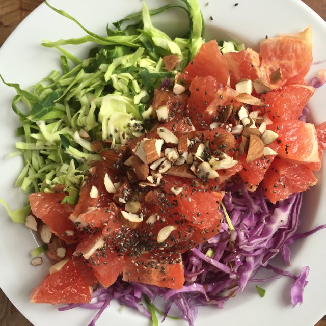 Spids- rødkåls salat m. grape – created on the CHEF CHEF app for iOS