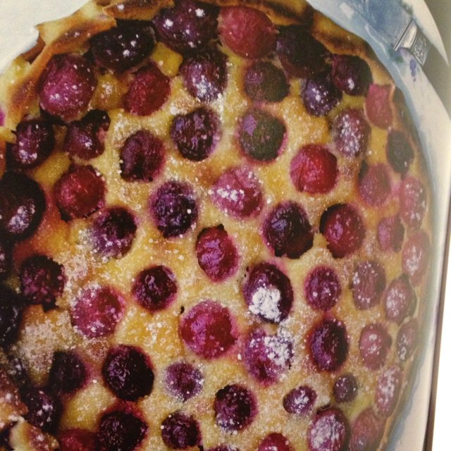 Cherry clafoutis 