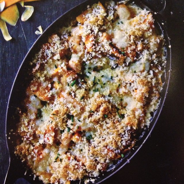 Butternut gratin