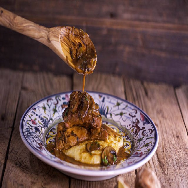 Chicken With Mushrooms With  – created on the CHEF CHEF app for iOS