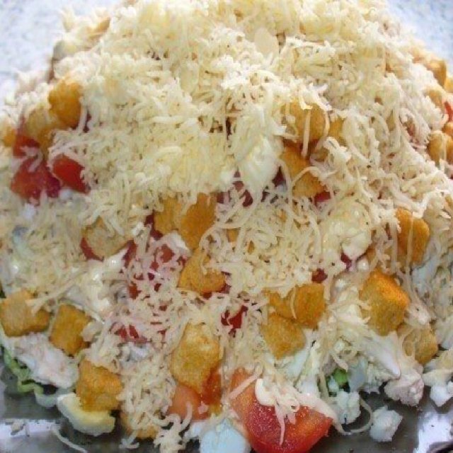 Салат с курицей, сыром и  – created on the CHEF CHEF app for iOS