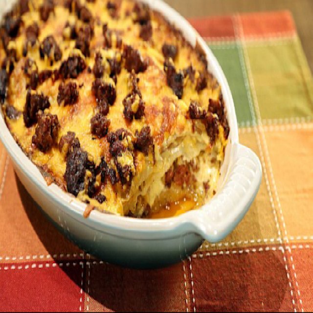 Scalloped Potatoes With Chori  – created on the CHEF CHEF app for iOS