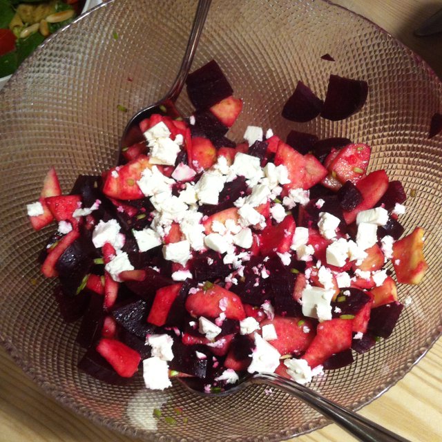Rødbedesalat med feta – created on the CHEF CHEF app for iOS