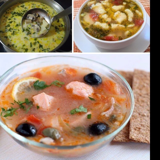 Первые блюда – created on the CHEF CHEF app for iOS