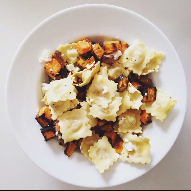 Ravilo, sweet potatoes, feta – created on the CHEF CHEF app for iOS