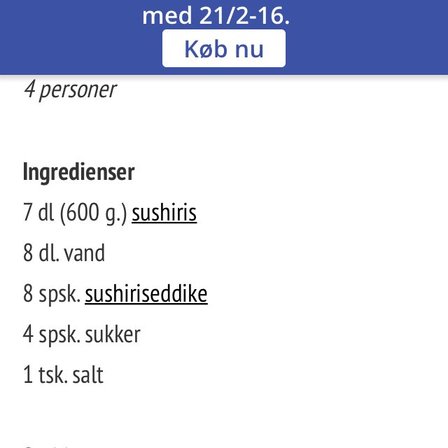 Hjemmelavet sushi ris – created on the CHEF CHEF app for iOS