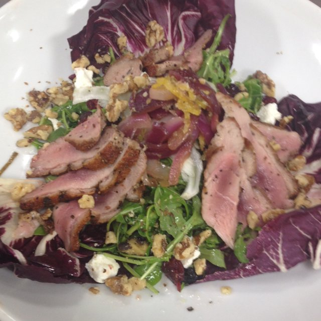 Pan seared duck arugula salad – created on the CHEF CHEF app for iOS