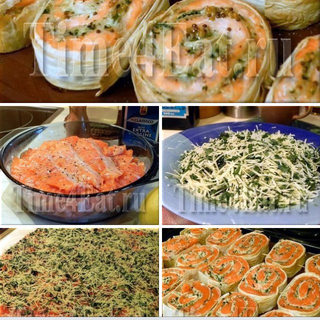 Рулеты из лосося – created on the CHEF CHEF app for iOS