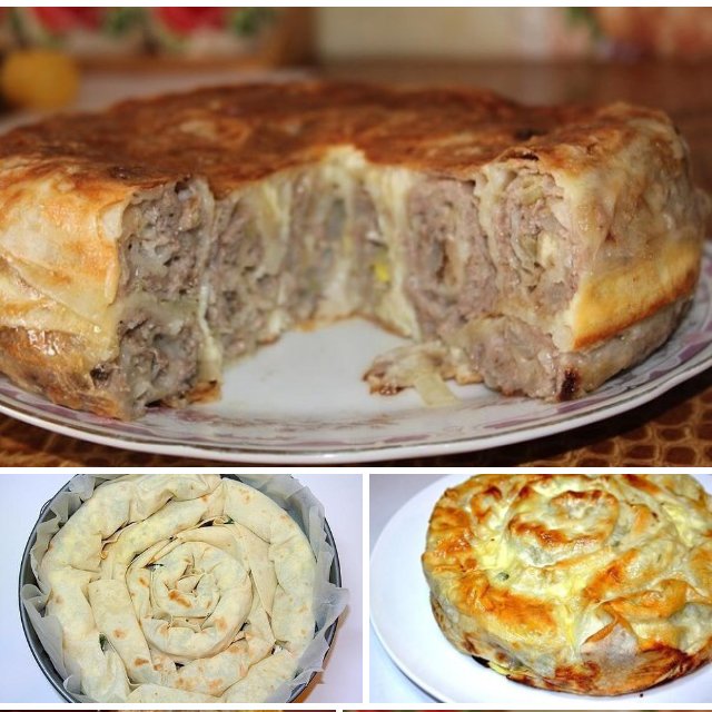 Рецепт Пирога Из Лаваша С Фаршем